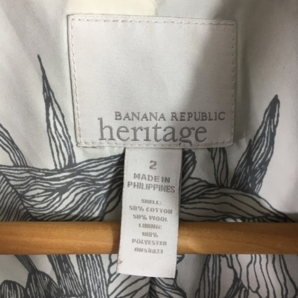 Banana Republic Military Style Heritage Blazer Jacket - Picture 5 of 7